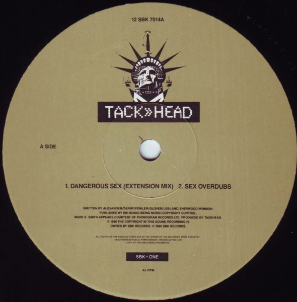 Tackhead - Dangerous Sex | SBK One (12 SBK 7014) - 3