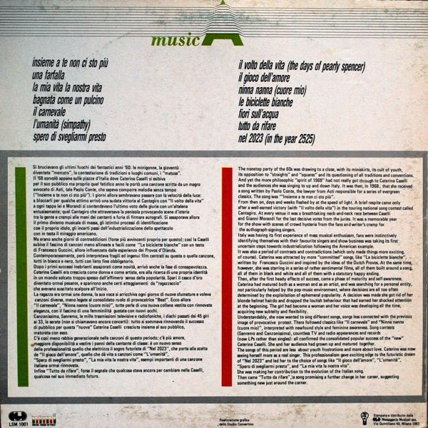 Caterina Caselli - Il Volto Della Vita | CGD (LSM 1001) - 2 Caterina Caselli - Il Volto Della Vita | CGD (LSM 1001) - 2