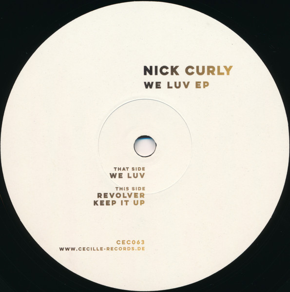 Nick Curly - We Luv EP | Cécille Records (CEC063) - 2