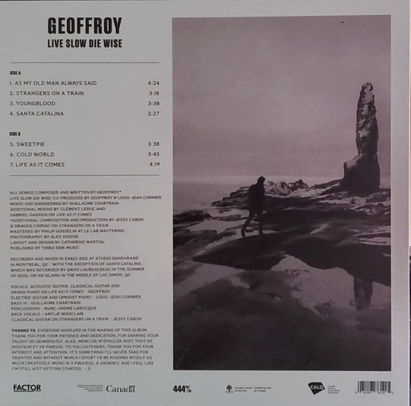 Geoffroy - Live Slow Die Wise | Not On Label (Geoffroy Self-released) (none) - 2 Geoffroy - Live Slow Die Wise | Not On Label (Geoffroy Self-released) (none) - 2