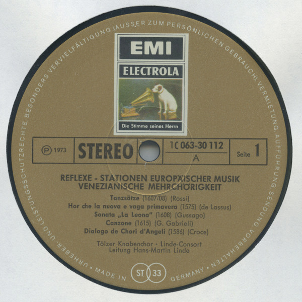 Various - Reflexe · Stationen Europäischer Musik · Folge 2 | His Master's Voice (1C 163-30 107/12 Y) - 7