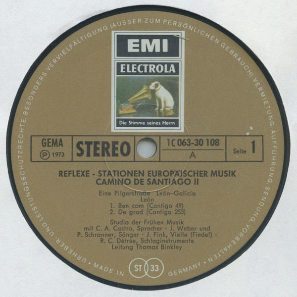 Various - Reflexe · Stationen Europäischer Musik · Folge 2 | His Master's Voice (1C 163-30 107/12 Y) - 3