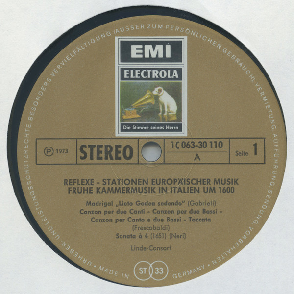 Various - Reflexe · Stationen Europäischer Musik · Folge 2 | His Master's Voice (1C 163-30 107/12 Y) - 5