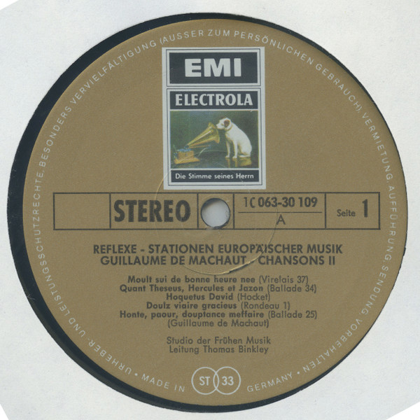 Various - Reflexe · Stationen Europäischer Musik · Folge 2 | His Master's Voice (1C 163-30 107/12 Y) - 4