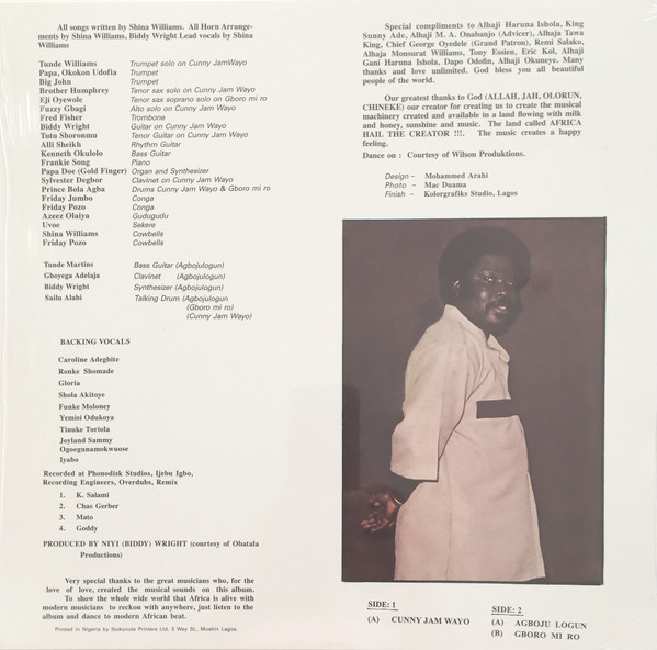 Shina Williams & His African Percussionists - African Dances | Mr Bongo (MRBLP168) - 2