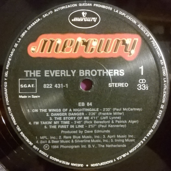 Everly Brothers - EB 84 | Mercury (822 431-1) - 3