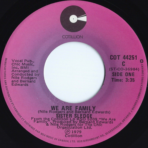 Sister Sledge - We Are Family | Cotillion (COT 44251) - main
