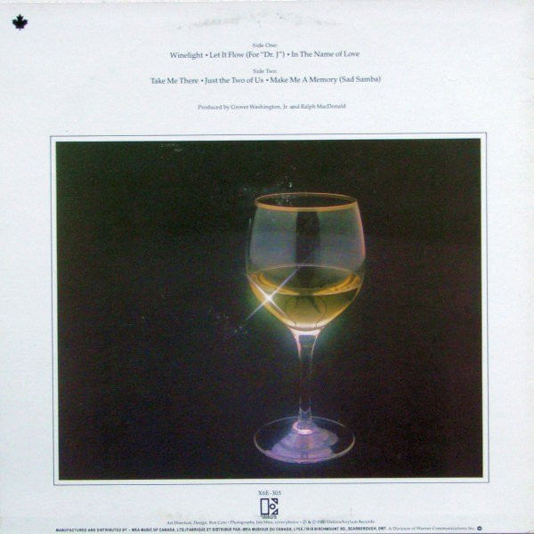Grover Washington, Jr. - Winelight | Elektra (X6E-305) - 2