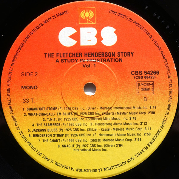 Fletcher Henderson - A Study In Frustration (The Fletcher Henderson Story) | CBS (CBS 66423)