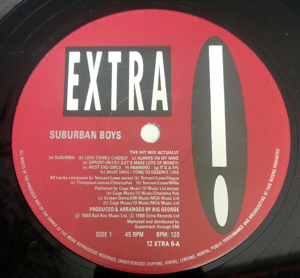 Suburban Boys - The Hit Mix, Actually | Extra Records (12 XTRA 6) - 3 Suburban Boys - The Hit Mix, Actually | Extra Records (12 XTRA 6) - 3