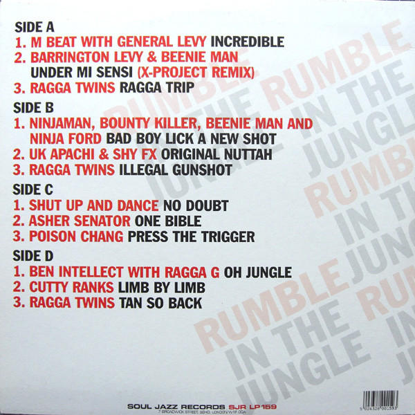Various - Rumble In The Jungle (20th Anniversary Ed.) | Soul Jazz Records (SJR LP 159) - 2 Various - Rumble In The Jungle (20th Anniversary Ed.) | Soul Jazz Records (SJR LP 159) - 2