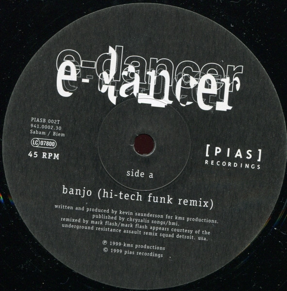 E-Dancer - Banjo | [PIAS] Recordings (PIASB 002T) - 3
