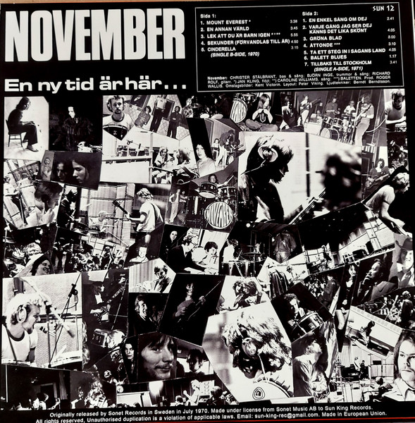 November - En Ny Tid Är Här... | Sun King (SUN 12) - 2