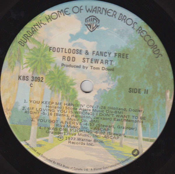 Rod Stewart - Foot Loose & Fancy Free | Warner Bros. Records (KBS 3092) - 4 Rod Stewart - Foot Loose & Fancy Free | Warner Bros. Records (KBS 3092) - 4