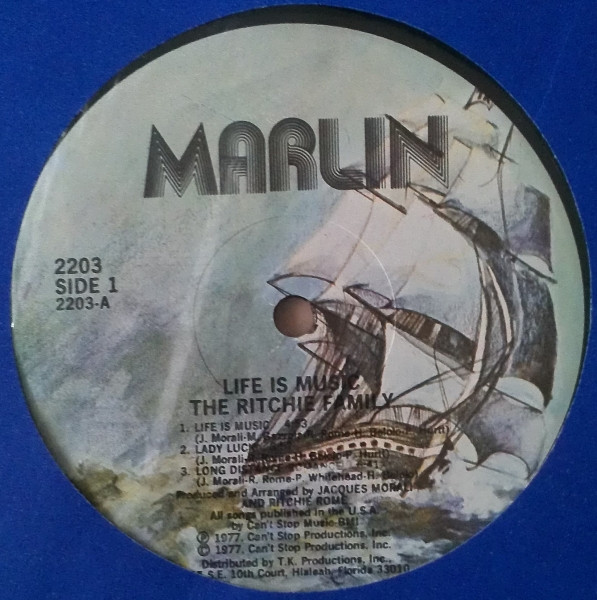 The Ritchie Family - Life Is Music | Marlin (MARLIN 2203) - 3 The Ritchie Family - Life Is Music | Marlin (MARLIN 2203) - 3