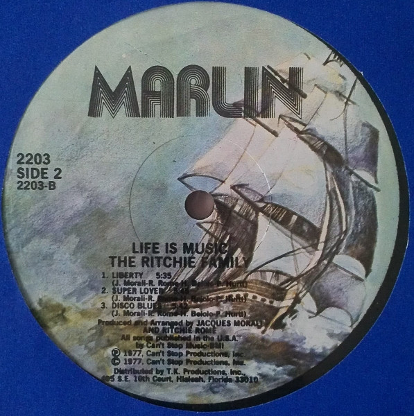 The Ritchie Family - Life Is Music | Marlin (MARLIN 2203) - 4 The Ritchie Family - Life Is Music | Marlin (MARLIN 2203) - 4