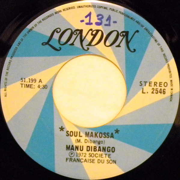 Manu Dibango - Soul Makossa | London Records (L. 2546) - main