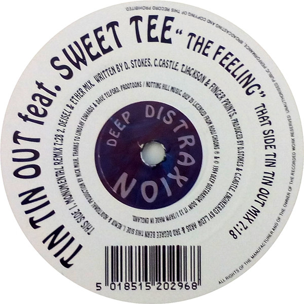 Tin Tin Out Feat. Sweet Tee - The Feeling | Deep Distraxion (OILY 29) - 3 Tin Tin Out Feat. Sweet Tee - The Feeling | Deep Distraxion (OILY 29) - 3