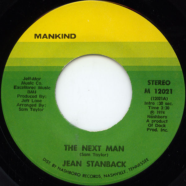 Jean Stanback - The Next Man / Ain't Nothing In The Streets | Mankind (M 12021)