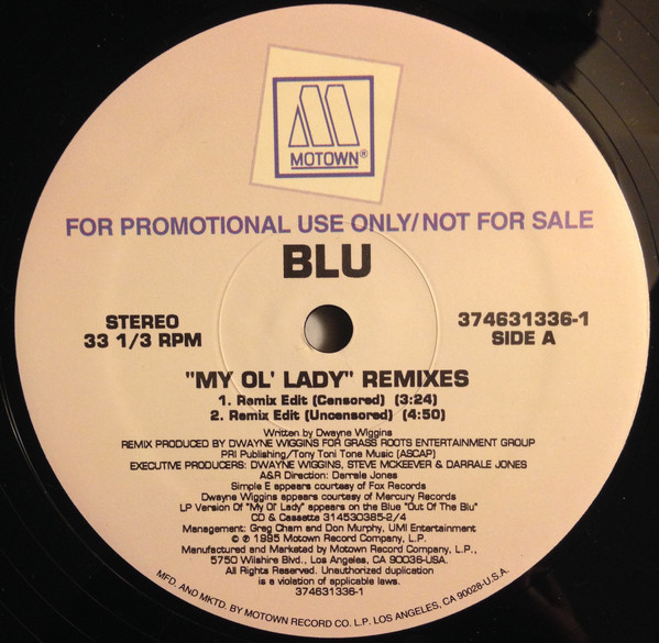 Blu - My Ol' Lady (Remixes) | Motown (374631336-1)