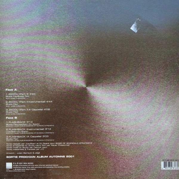 Busta Flex - Zedou (Part II) / Flashback | Warner Music France (8573 88169 0) - 2