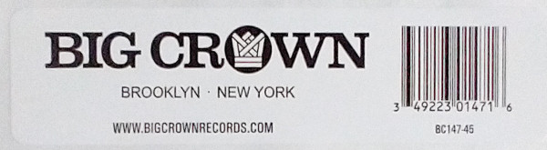 Bobby Oroza & El Michels Affair - Whatcha Know / Losing It | Big Crown Records (BC147-45) - 3