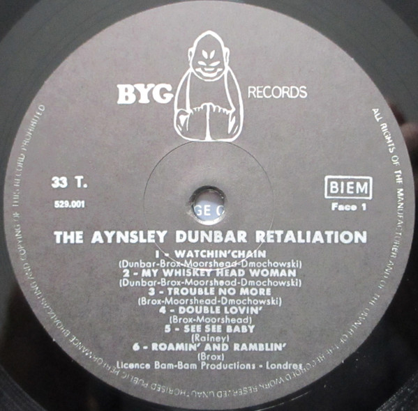 The Aynsley Dunbar Retaliation - The Aynsley Dunbar Retaliation | BYG Records (529.001) - 3