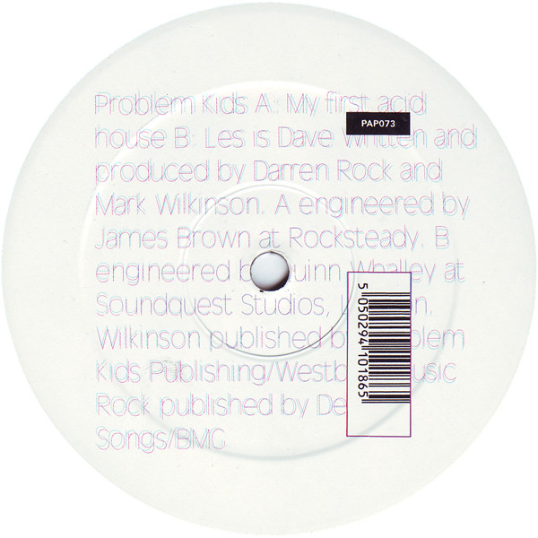 Problem Kids - My First Acid House | Paper Recordings (PAP073) - 3 Problem Kids - My First Acid House | Paper Recordings (PAP073) - 3