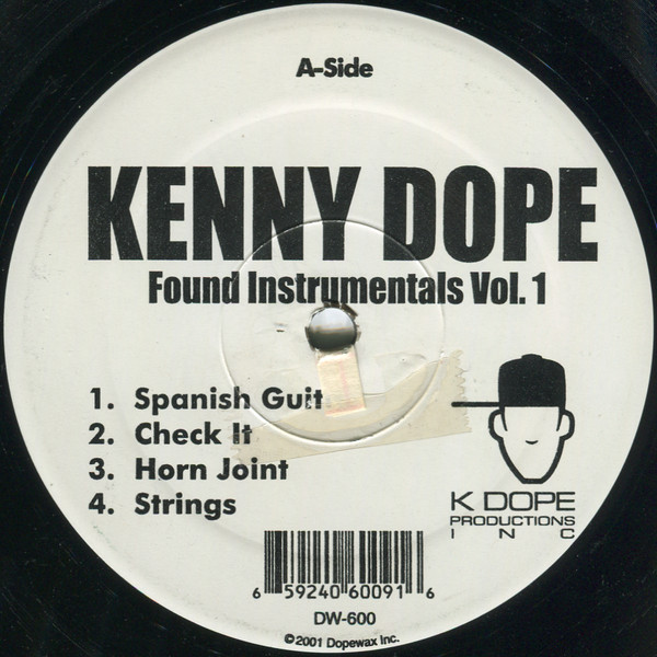 Kenny "Dope" Gonzalez - Found Instrumentals Vol. 1 | Dopewax (DW-600) - 2