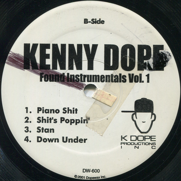 Kenny "Dope" Gonzalez - Found Instrumentals Vol. 1 | Dopewax (DW-600) - 3