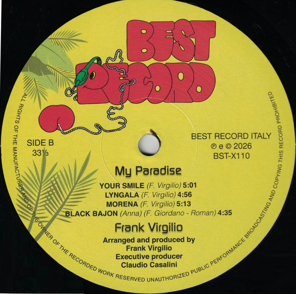 Frank Virgilio - My Paradise | Best Record (BST-X110) - 4