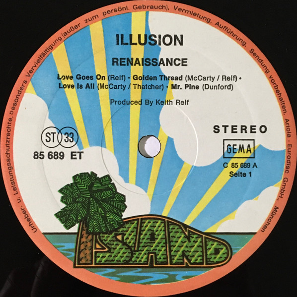 Renaissance - Illusion | Island Records (85 689 ET) - 4