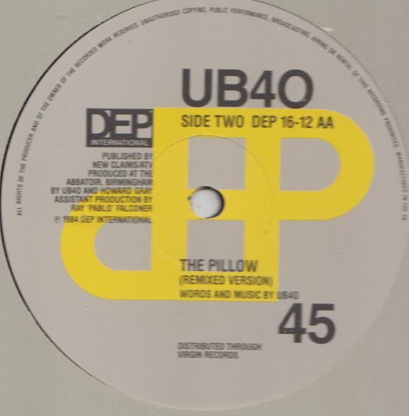 UB40 - I'm Not Fooled / The Pillow | DEP International (DEP 16-12) - 3
