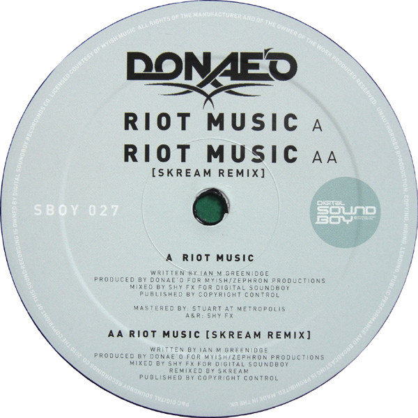 Donae'o - Riot Music (Remixes) | Digital Soundboy (SBOY 027) - 3
