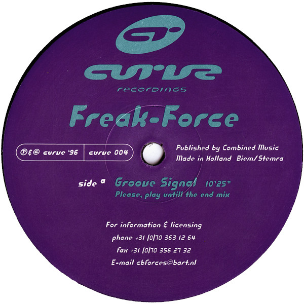 Freak Force - Groove Signal | Curve Recordings (CURVE 004) - main Freak Force - Groove Signal | Curve Recordings (CURVE 004) - main