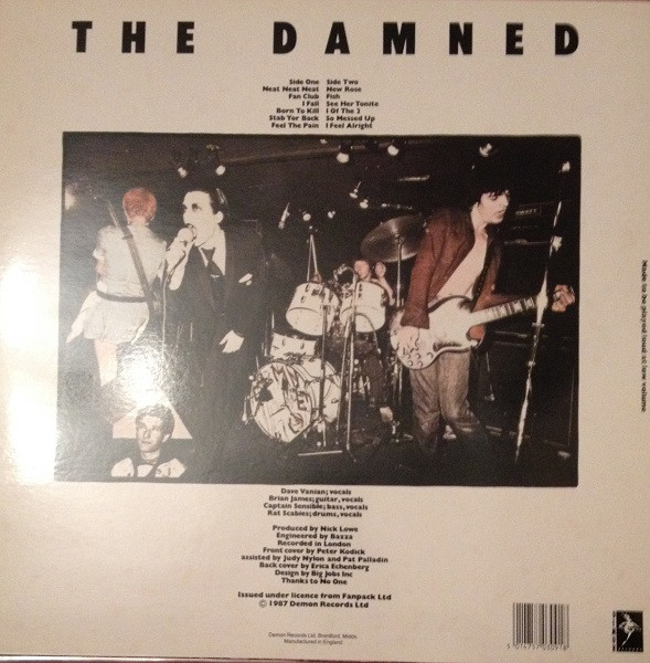 The Damned - Damned Damned Damned | Demon Records (FIEND 91) - main