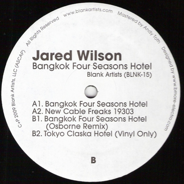 Jared Wilson - Bangkok Four Seasons Hotel | Blank Artists (BLNK-15) Jared Wilson - Bangkok Four Seasons Hotel | Blank Artists (BLNK-15)