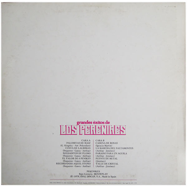 Los Pekenikes - Grandes Exitos De Los Pekenikes | Diamante (50.1415) - 2