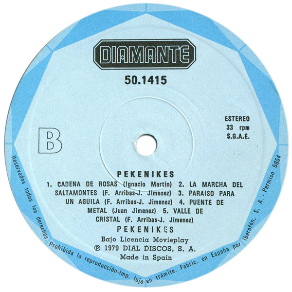 Los Pekenikes - Grandes Exitos De Los Pekenikes | Diamante (50.1415) - 4