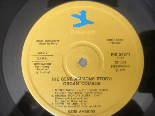 Gene Ammons - The Gene Ammons Story: Organ Combos | Prestige (PRI 24071) - 4