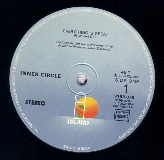Inner Circle - Everything Is Great | Island Records (9198 076) - 3