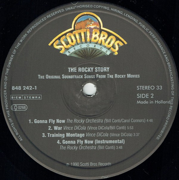 Various - The Rocky Story | Scotti Bros. Records (848 242-1) - 4