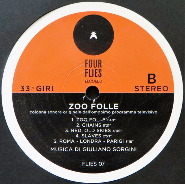 Giuliano Sorgini - Zoo Folle | Four Flies Records (FLIES 07) - 4