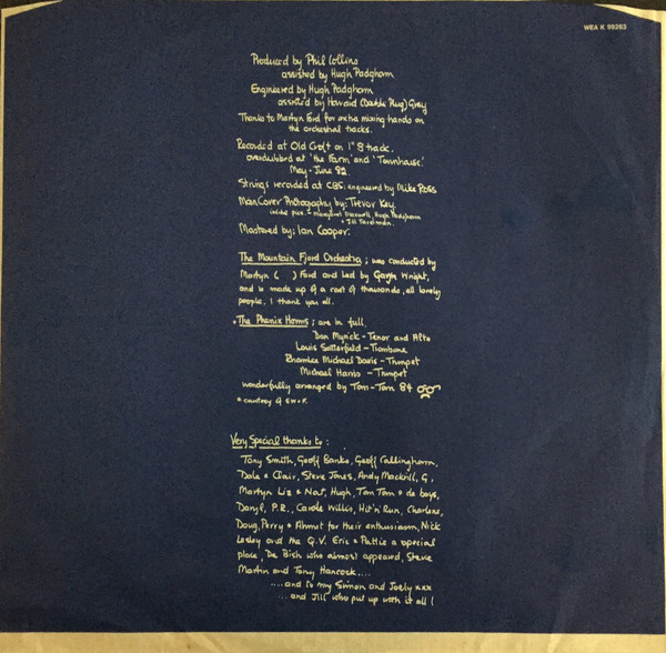 Phil Collins - Hello, I Must Be Going! | WEA (WEA 99263) - 7 Phil Collins - Hello, I Must Be Going! | WEA (WEA 99263) - 7