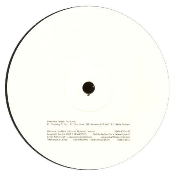 Domenico Crisci - Our Love | Semantica Records (SEMANTICA 90)