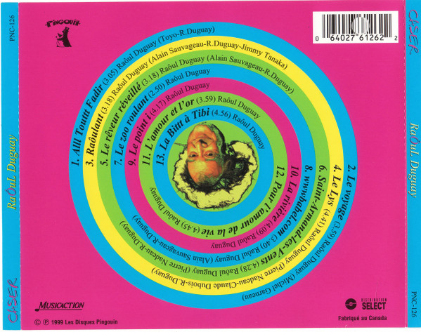 Raôul Duguay - Caser [CD] | Pingouin (PNC-126) - 4