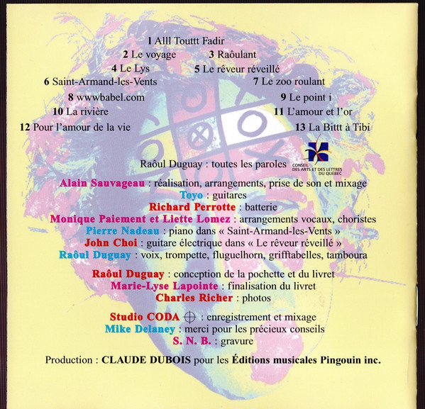 Raôul Duguay - Caser [CD] | Pingouin (PNC-126) - 2