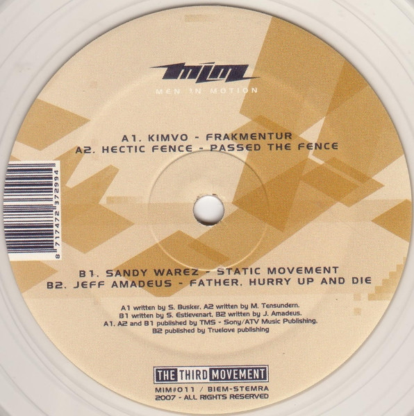 Various - MIM All - Stars EP | Men In Motion (MIM#011) - 3