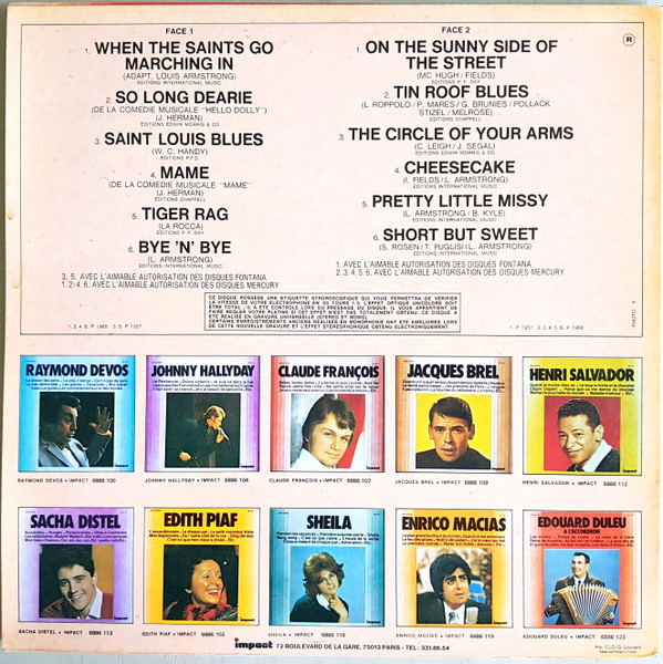 Louis Armstrong - Louis Armstrong | Impact (6886 404) - 2 Louis Armstrong - Louis Armstrong | Impact (6886 404) - 2