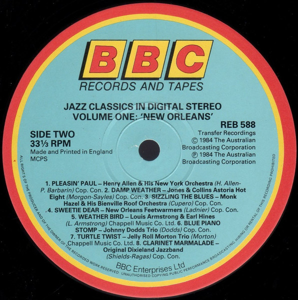 Various - New Orleans | BBC Records And Tapes (REB 588) - 4